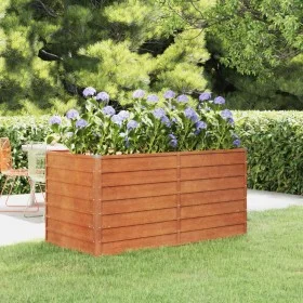 Blumenbeet aus rostigem Cortenstahl, 160 x 80 x 77 cm von vidaXL, Töpfe und Pflanzgefäße - Ref: Foro24-151959, Preis: 95,70 €...