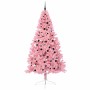 Árbol de Navidad Artificial Preiluminado Rosa 240 cm PVC