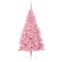 Árbol de Navidad Artificial Preiluminado Rosa 240 cm PVC