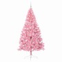 Árbol de Navidad Artificial Preiluminado Rosa 240 cm PVC