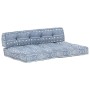 Pallet sofa cushion indigo patchwork fabric by vidaXL, Cushions for chairs and sofas - Ref: Foro24-287721, Price: 146,56 €, D...