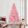 Árbol de Navidad Artificial Preiluminado Rosa 240 cm PVC