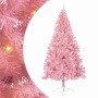Árbol de Navidad Artificial Preiluminado Rosa 240 cm PVC