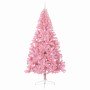 Árbol de Navidad Artificial Preiluminado Rosa 240 cm PVC