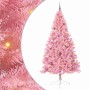 Árbol de Navidad Artificial Preiluminado Rosa 240 cm PVC