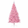 Árbol de Navidad Artificial Preiluminado Rosa 240 cm PVC