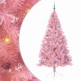 Árbol de Navidad Artificial Preiluminado Rosa 240 cm PVC