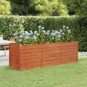 Blumenbeet aus oxidiertem Cortenstahl 240x80x77 cm von vidaXL, Töpfe und Pflanzgefäße - Ref: Foro24-151961, Preis: 120,03 €, ...