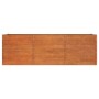 Arriate oxidado de acero corten 240x80x77 cm de vidaXL, Maceteros y jardineras - Ref: Foro24-151961, Precio: 141,59 €, Descue...