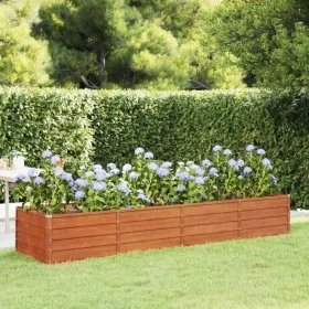 Blumenbeet aus rostigem Cortenstahl, 320 x 80 x 45 cm von vidaXL, Töpfe und Pflanzgefäße - Ref: Foro24-151962, Preis: 104,93 ...
