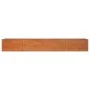 Arriate oxidado de acero corten 320x80x45 cm de vidaXL, Maceteros y jardineras - Ref: Foro24-151962, Precio: 105,78 €, Descue...