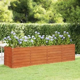 Blumenbeet aus oxidiertem Cortenstahl 320x80x77 cm von vidaXL, Töpfe und Pflanzgefäße - Ref: Foro24-151963, Preis: 134,93 €, ...