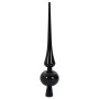 Árbol de Navidad Artificial Preiluminado Negro 240 cm PVC