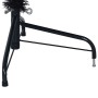Árbol de Navidad Artificial Preiluminado Negro 240 cm PVC