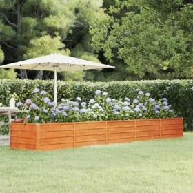 Rusty Corten steel flower bed 400x80x45 cm by vidaXL, Pots and planters - Ref: Foro24-151964, Price: 111,99 €, Discount: %