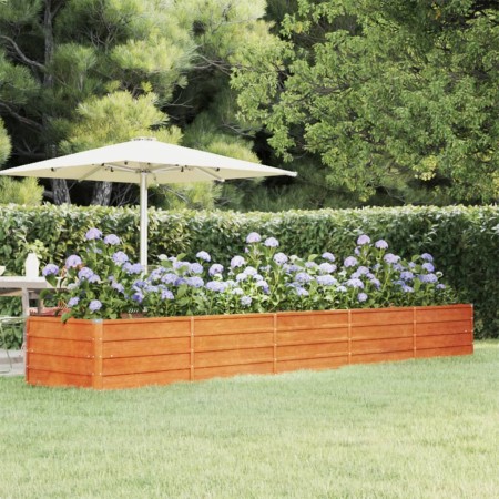 Rusty Corten steel flower bed 400x80x45 cm by vidaXL, Pots and planters - Ref: Foro24-151964, Price: 123,83 €, Discount: %