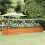 Blumenbeet aus rostigem Cortenstahl, 400 x 80 x 45 cm von vidaXL, Töpfe und Pflanzgefäße - Ref: Foro24-151964, Preis: 111,99 ...