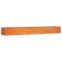 Arriate oxidado de acero corten 400x80x45 cm de vidaXL, Maceteros y jardineras - Ref: Foro24-151964, Precio: 111,99 €, Descue...