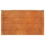 Blumenbeet aus rostigem Cortenstahl, 400 x 80 x 45 cm von vidaXL, Töpfe und Pflanzgefäße - Ref: Foro24-151964, Preis: 111,99 ...