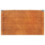 Rusty Corten steel flower bed 400x80x45 cm by vidaXL, Pots and planters - Ref: Foro24-151964, Price: 123,83 €, Discount: %