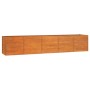 Blumenbeet aus rostigem Cortenstahl, 400 x 80 x 77 cm von vidaXL, Töpfe und Pflanzgefäße - Ref: Foro24-151965, Preis: 196,69 ...