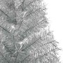 Árbol de Navidad Artificial Preiluminado Plateado 120 cm PET