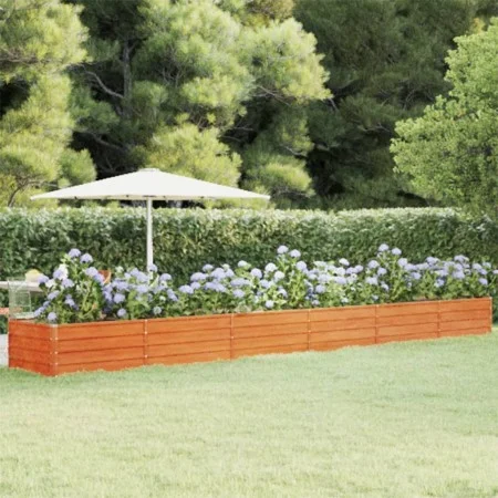 Rostiges Cortenstahlbeet 600x80x45 cm von vidaXL, Töpfe und Pflanzgefäße - Ref: Foro24-151968, Preis: 145,54 €, Rabatt: %