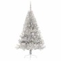 Árbol de Navidad Artificial Preiluminado Plateado 180 cm PET