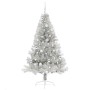 Árbol de Navidad Artificial Preiluminado Plateado 180 cm PET