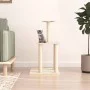 Cat scratching post with cream sisal posts 85.5 cm by vidaXL, Cat furniture - Ref: Foro24-171738, Price: 36,60 €, Discount: %