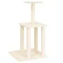 Cat scratching post with cream sisal posts 85.5 cm by vidaXL, Cat furniture - Ref: Foro24-171738, Price: 36,60 €, Discount: %