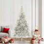Árbol de Navidad Artificial Preiluminado Plateado 210 cm PET