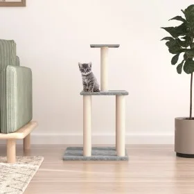 Cat scratching post with light gray sisal posts 85.5 cm by vidaXL, Cat furniture - Ref: Foro24-171739, Price: 33,75 €, Discou...