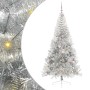 Árbol de Navidad Artificial Preiluminado Plateado 210 cm PET