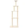 Cat scratching post with cream sisal posts 183 cm by vidaXL, Cat furniture - Ref: Foro24-171744, Price: 74,37 €, Discount: %
