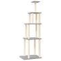 Katzenkratzbaum mit hellgrauen Sisalstämmen, 183 cm von vidaXL, Katzenmöbel - Ref: Foro24-171745, Preis: 73,81 €, Rabatt: %