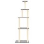 Katzenkratzbaum mit hellgrauen Sisalstämmen, 183 cm von vidaXL, Katzenmöbel - Ref: Foro24-171745, Preis: 73,81 €, Rabatt: %