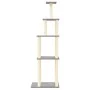 Rascador para gatos con postes de sisal gris claro 183 cm de vidaXL, Mobiliario para gatos - Ref: Foro24-171745, Precio: 76,7...