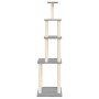 Cat scratching post with light gray sisal posts 183 cm by vidaXL, Cat furniture - Ref: Foro24-171745, Price: 73,81 €, Discoun...