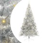 Árbol de Navidad Artificial Preiluminado Plateado 240 cm PET