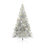 Árbol de Navidad Artificial Preiluminado Plateado 240 cm PET