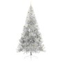Árbol de Navidad Artificial Preiluminado Plateado 240 cm PET