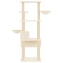 Cat scratching post with cream sisal posts 141 cm by vidaXL, Cat furniture - Ref: Foro24-171747, Price: 76,56 €, Discount: %