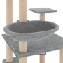 Cat scratcher with light gray sisal posts 141 cm by vidaXL, Cat furniture - Ref: Foro24-171748, Price: 72,65 €, Discount: %
