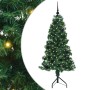 Árbol de Navidad Artificial de Esquina Verde 150 cm PVC y Metal