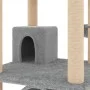 Cat scratcher with light gray sisal posts 141 cm by vidaXL, Cat furniture - Ref: Foro24-171748, Price: 72,65 €, Discount: %