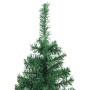 Árbol de Navidad Artificial de Esquina Verde 150 cm PVC y Metal
