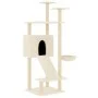 Cat scratching post with cream sisal posts 153 cm by vidaXL, Cat furniture - Ref: Foro24-171750, Price: 59,65 €, Discount: %