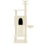 Cat scratching post with cream sisal posts 153 cm by vidaXL, Cat furniture - Ref: Foro24-171750, Price: 59,65 €, Discount: %