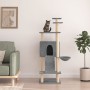 Katzenkratzbaum mit hellgrauen Sisalstämmen, 153 cm von vidaXL, Katzenmöbel - Ref: Foro24-171751, Preis: 50,20 €, Rabatt: %